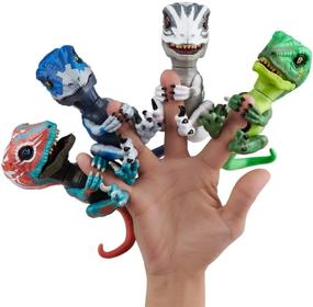 img 1 attached to 🦖 Untamed Raptor Fingerlings: Interactive Collectible for Endless Fun!