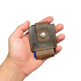 img 1 attached to 🎩 Handmade Men's Accessories: Hide Drink Warranty for Wallets, Card Cases & Money Organizers