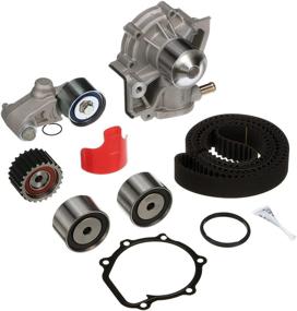 img 1 attached to 🔧 Gates Engine Timing Belt Kit with Water Pump - TCKWP277A