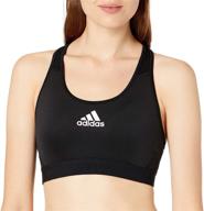 👙 adidas women's alphaskin padded bra for enhanced support and comfort - don't rest logo