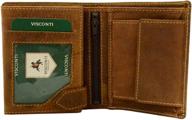 visconti hunter holder wallet leather logo