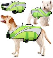 🐶 idomik dog life jacket vest: ultimate safety and rescue floatation swimsuit for small, medium, and large dogs логотип