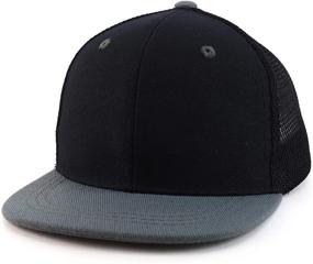 img 3 attached to 🧢 Trendy Apparel Shop: Stylish Structured Flatbill Boys' Accessories for a Trend-setting Look