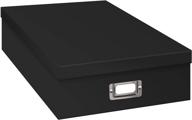 pioneer jumbo scrapbook storage black logo