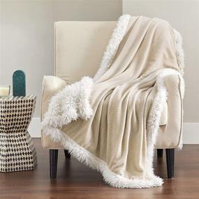 img 4 attached to Bedsure Sherpa Fleece Blanket Reversible