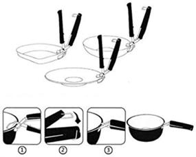 img 1 attached to 🔥 RUITASA Gripper Clips for Safely & Easily Moving Hot Plates or Bowls with Food from Instant Pot, Microwave, Oven, Air Fryer - Ideal Accessory for Lifting Insta Pot Inner Liner