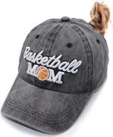 manmesh hatt baseball ponytail distressed sports & fitness logo