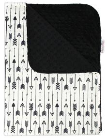 img 4 attached to Baby Blanket Black Arrows White