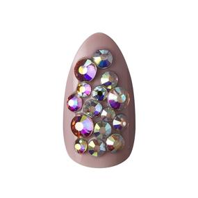 img 1 attached to 💎 Enhance Your Glamour with KISS Jewel Fantasy Nails Medium Length KJF04