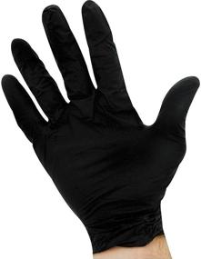 img 1 attached to Disposable Gloves Nitrile Black PK100