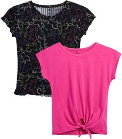 img 4 attached to One Step Up Girls T Shirt Girls' Clothing and Tops, Tees & Blouses