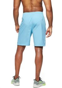 img 2 attached to 🩳 Top-rated Pudolla Men's Workout Running Shorts with Convenient Zipper Pockets