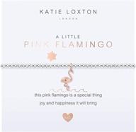 katie loxton регулируемый браслет с изображением фламинго логотип