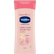 💅 200мл вазелинового лосьона для рук и ногтей vaseline healthy hand & nail conditioning - улучшает здоровье и благополучие ногтей. логотип