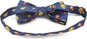 img 1 attached to Carahere Handmade Adjustable Pre Tied Pattern Boys' Accessories : Bow Ties