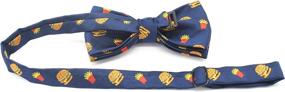 img 2 attached to Carahere Handmade Adjustable Pre Tied Pattern Boys' Accessories : Bow Ties