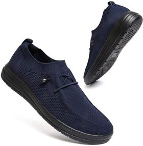 img 3 attached to Comfortable Breathable Loafers: Acaine Casual Shoes