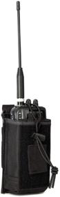 img 2 attached to Molle Tactical Radio Holster - Heavy Duty Radio Case for 📻 Military Two-Way Walkie Talkies | Compatible with Bags, Packs, Duffels | LUITON