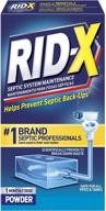 rid-x septic treatment powder - 1 month supply, 9.8 oz logo