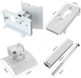 img 3 attached to Bose UB-20 Series II 🔳 Wall/Ceiling Bracket: Streamlined White Mounting Solution