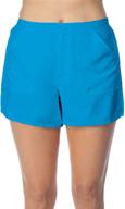 maxine hollywood plus size women's boardshorts: fashionable swimsuit & cover up clothing logo