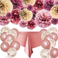 украшения для вечеринки из розового золота bachelorette логотип