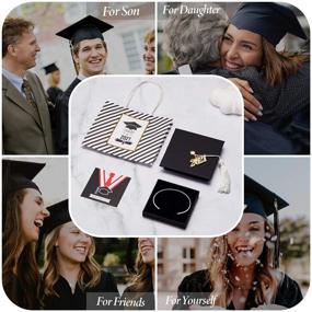 img 1 attached to 🎓 2020 Firsteel Graduation Bracelets - Inspirational Gift Ideas for New Grads, Graduation Bangle Cuff for Her and Him (Includes Graduation Gift Box and Card)