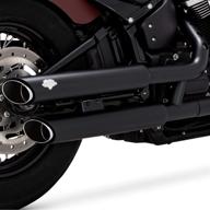 🔥 vance & hines twin slash 3" round slip ons черный 46875: мощное исполнение с элегантным дизайном логотип