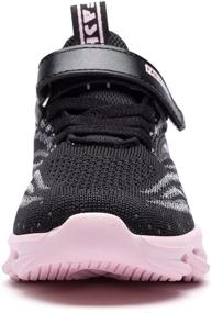 img 3 attached to Stylish and Comfortable BODATU Athletic Shoes for Girls, Perfect for Running and Fashion