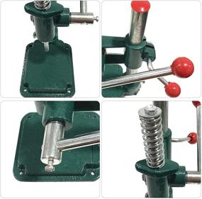 img 1 attached to 🧵 TWSOUL Handmade Fabric Covered Button Maker Kit with 4 Molds (18mm, 23mm, 25mm, 30mm) + 400 Pcs Buttons - DIY Button Machine Tool