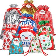 giiffu drawstring assorted christmas wrapping logo