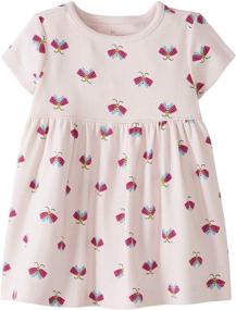 img 4 attached to Lovely Butterfly Dresses for Girls: Moon Back Hanna Andersson Collection