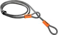 🔒 highly secure kryptonite evolution mini-7 u-lock with 4-foot kryptoflex double loop cable for bicycles logo