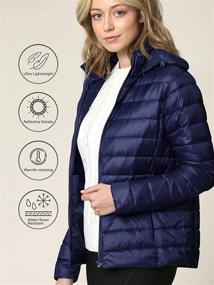 img 2 attached to WJC2144 Womens Weight Packable Removable Women's Clothing and Coats, Jackets & Vests