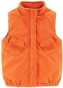 img 4 attached to Little Fleece Jacket Outerwear Sleeveless7T Boys' Clothing in Jackets & Coats