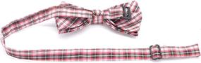 img 1 attached to 👔 Stylish Carahere Handmade Plaid Green Black Boys' Accessories and Bow Ties: Elevate Your Little Gentlemen's Style