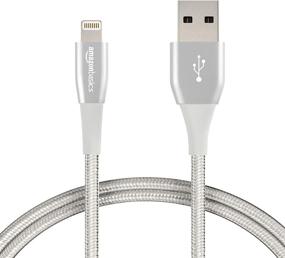 img 4 attached to ⚡️ Industrial Electrical USB A Cable with Lightning Connector - AmazonBasics Double Nylon Braided