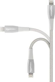 img 3 attached to ⚡️ Industrial Electrical USB A Cable with Lightning Connector - AmazonBasics Double Nylon Braided