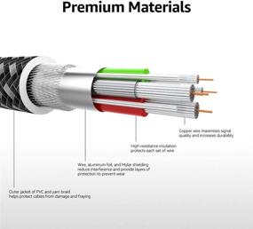 img 2 attached to ⚡️ Industrial Electrical USB A Cable with Lightning Connector - AmazonBasics Double Nylon Braided