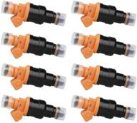 🔧 set of 8 fuel injectors - replaces oem # 280150943, 0280150939, 0280150909 - compatible with ford, lincoln, mercury vehicles - e250, f150, f250, f350, e350, mustang - 4.6l, 5.0l, 5.4l, 5.8l logo