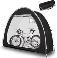 🚲 portable waterproof foldable outdoor bike shelter shed tent - storage solution for 2 bikes logo