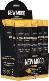 img 4 attached to 🍍 ONNIT New Mood Instant - Вкус Ананаса: Повышение Настроения, Снижение Стресса и Улучшение Сна - 5-HTP, Ромашка, Магний, L-Триптофан (коробка на 30 штук)