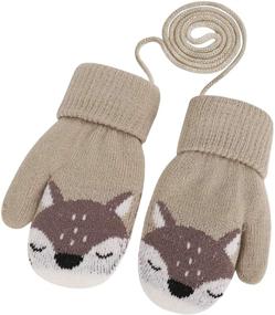 img 4 attached to 🧤 Warm and Stylish Toddler Winter Mittens: Must-Have Accessory for Girls in Cold Weather