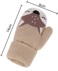 img 2 attached to 🧤 Warm and Stylish Toddler Winter Mittens: Must-Have Accessory for Girls in Cold Weather