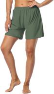 🩳 firpearl womens boyleg swimwear shorts in swimsuits & cover ups - women's clothing logo