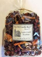 🍎 delight in the fragrance of old candle barn apple crumb rosehips potpourri - large bag, well scented and made in usa logo