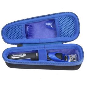 img 2 attached to CO2CREA Hard Travel Case for Gillette All Purpose Styler: Enhanced Beard Trimmer, Men's Razor, and Edger - Replacement Option