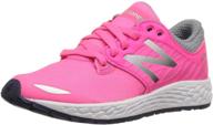 running medium little girls' shoes and athletic by new balance logo