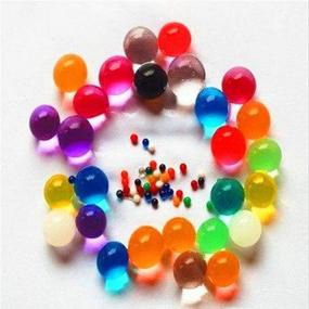 img 1 attached to 💦 24 Bags of Water Beads: Crystal Gel Water Pearls, Aqua Jelly Beads for Wedding Centerpiece Vase Fillers, Plant Decoration, Refill & Sensory Toys