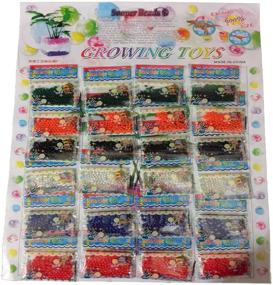 img 4 attached to 💦 24 Bags of Water Beads: Crystal Gel Water Pearls, Aqua Jelly Beads for Wedding Centerpiece Vase Fillers, Plant Decoration, Refill & Sensory Toys